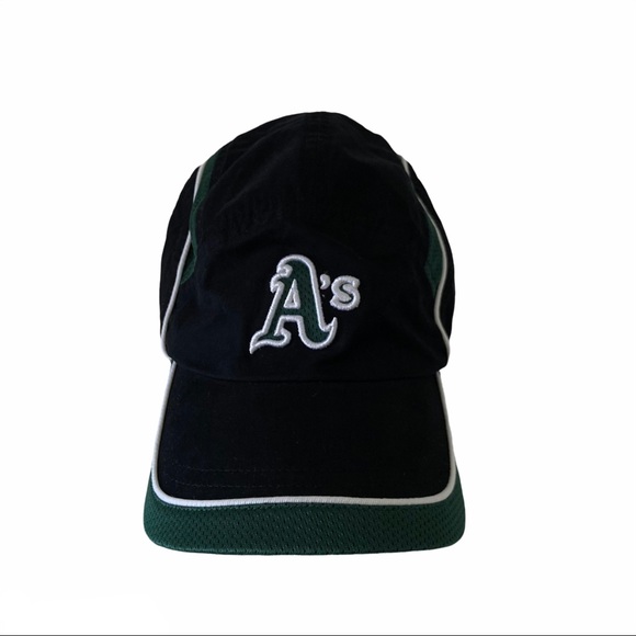 Oakland athletics hat cap black and green embroidered logo - Picture 1 of 7